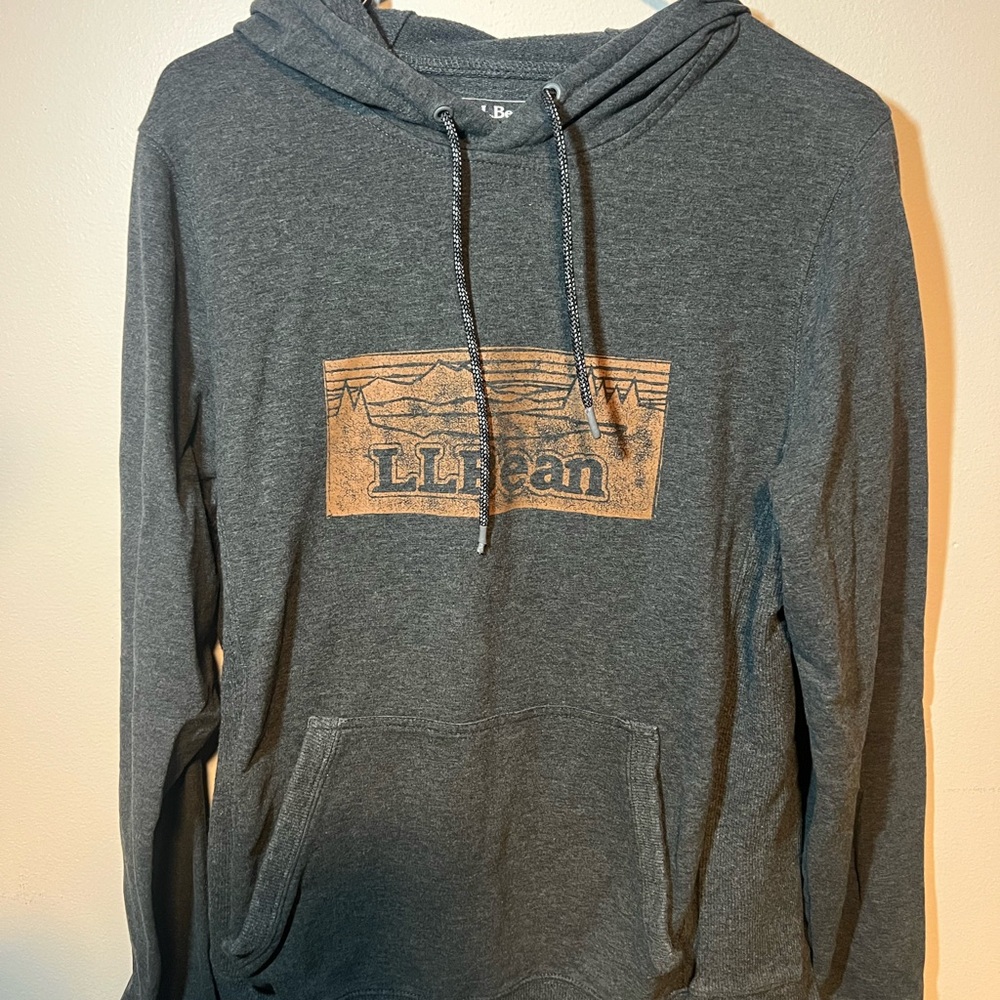 L.L. Bean Men’s Charcoal Hoodie with Graphic